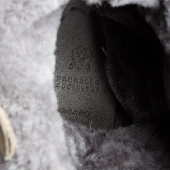 Brunello Cucinelli Shearling Ankle Boots - Picture 7 of 11